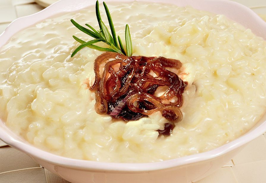 Risotto Al Formaggio Con Cipolla Caramellata E Miele Ricetta Food Blog