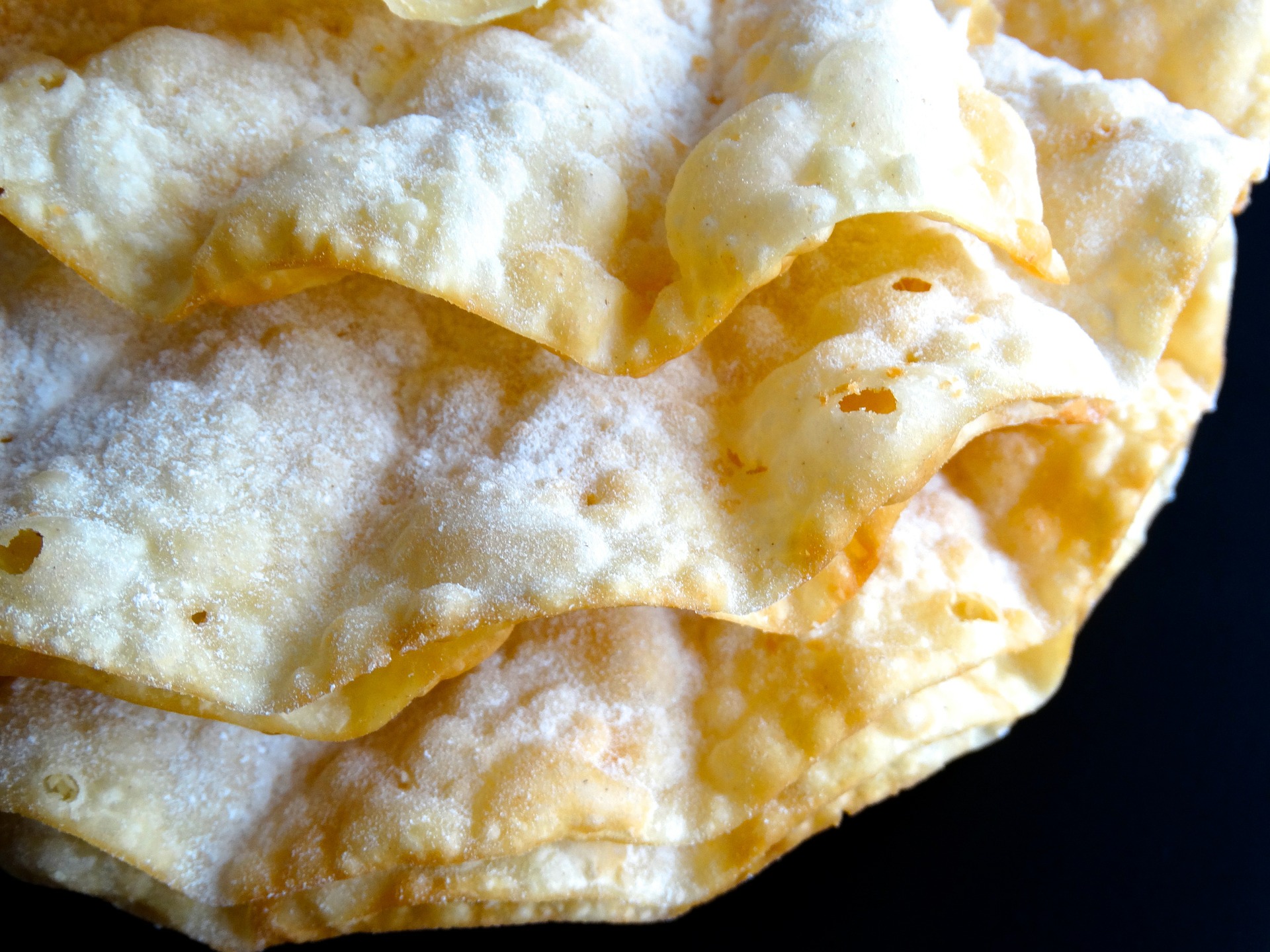 chiacchiere senza glutine al forno