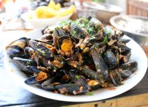 cozze gratinate al pecorino