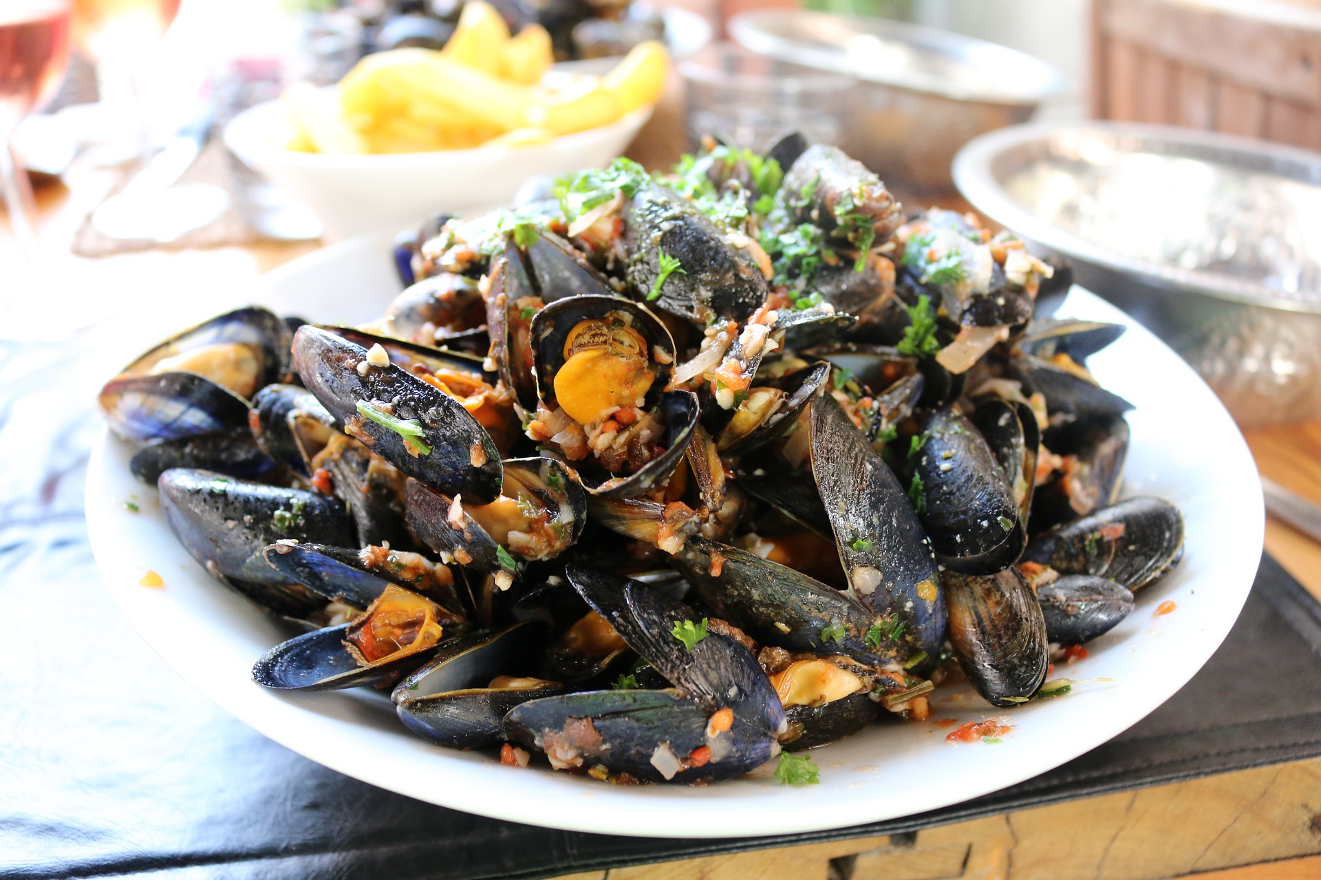 cozze gratinate al pecorino