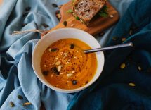 farro con crema di carote