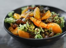 insalata di spinaci arance e noci