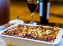 lasagna radicchio castagne e speck