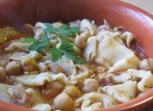 Maltagliati con fagioli e pancetta