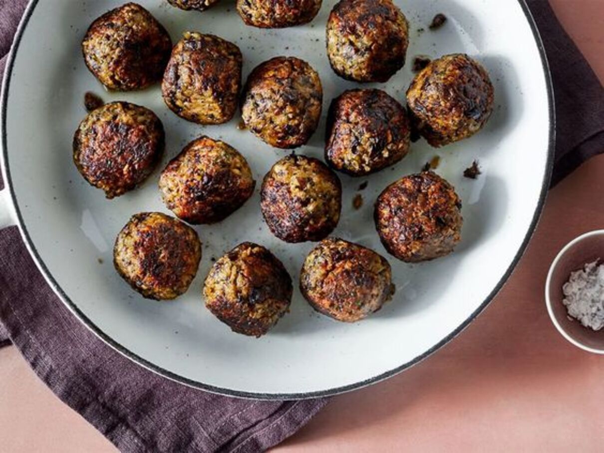 polpette ricotta e funghi bimby