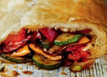 strudel di verdure con pasta sfoglia