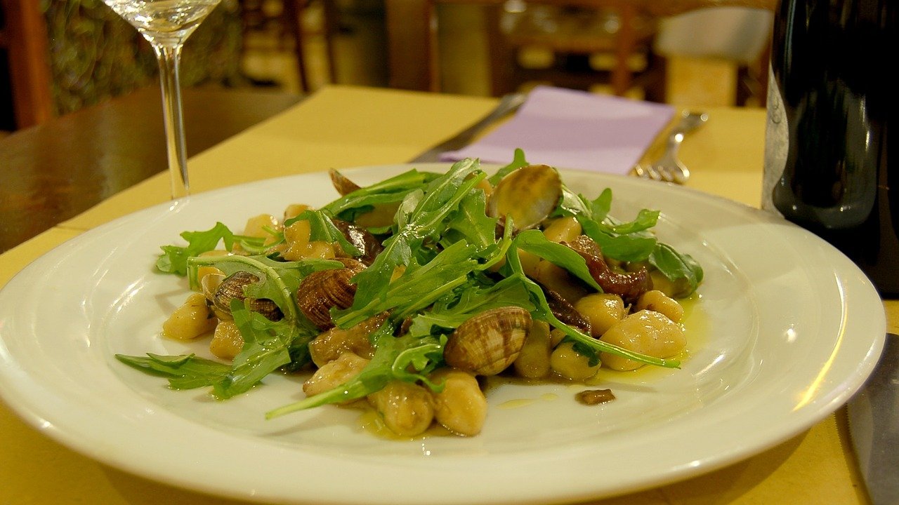 gnocchetti vongole e cime di rapa