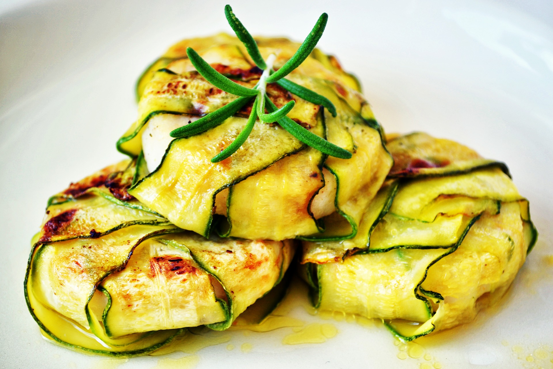 Involtini di platessa e zucchine