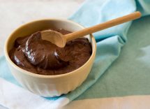 mousse banana e cioccolato vegan