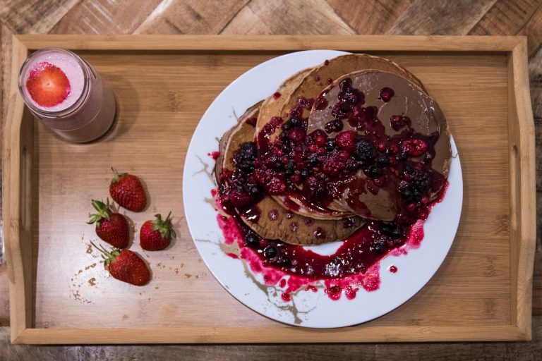 pancake al cacao senza uova