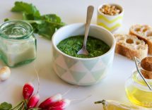 ravioli con pesto di rucola