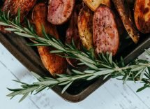 coscia di coniglio al forno con patate