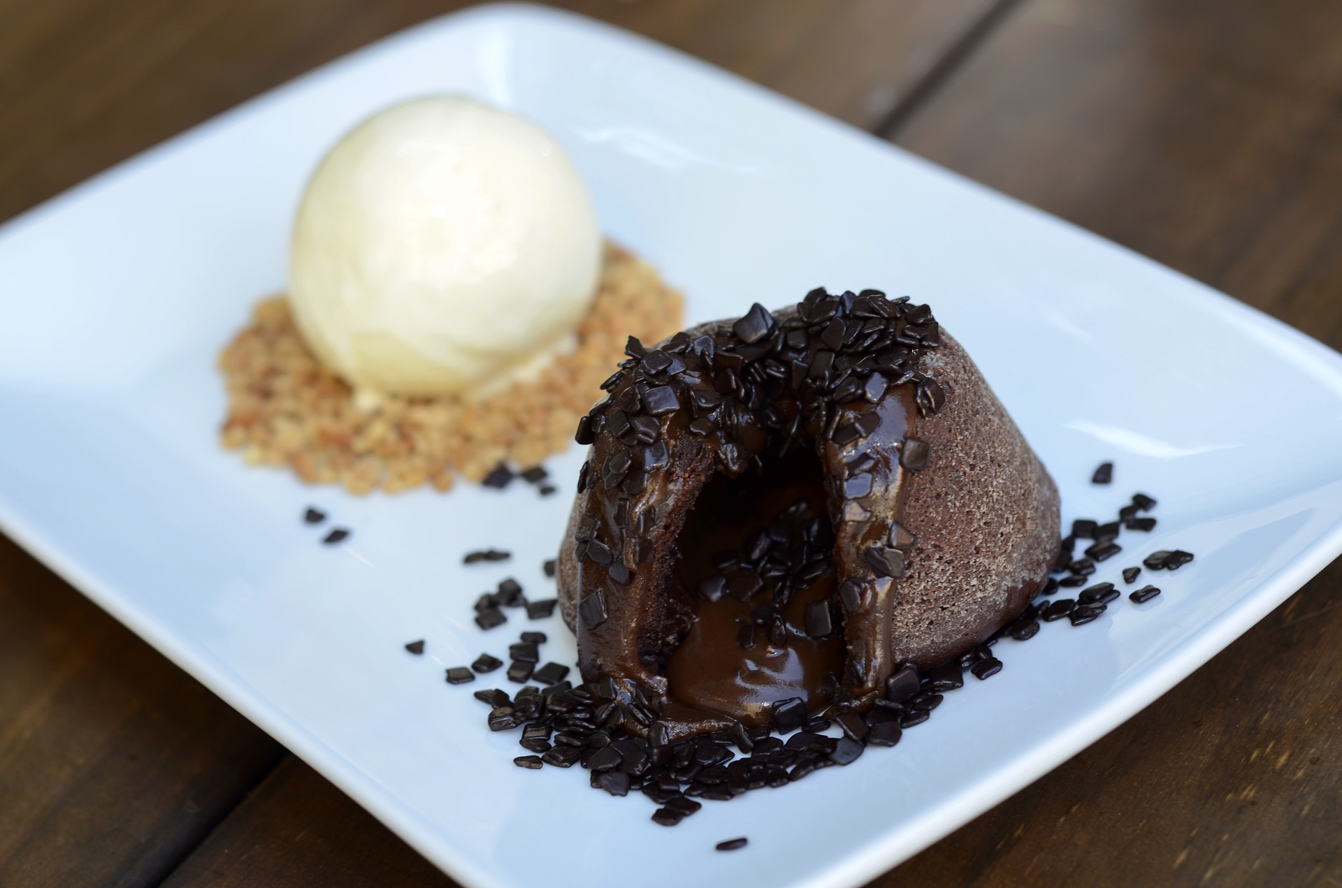 torta con cuore caldo al cioccolato bimby