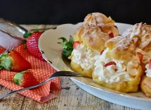 zeppole panna e fragola