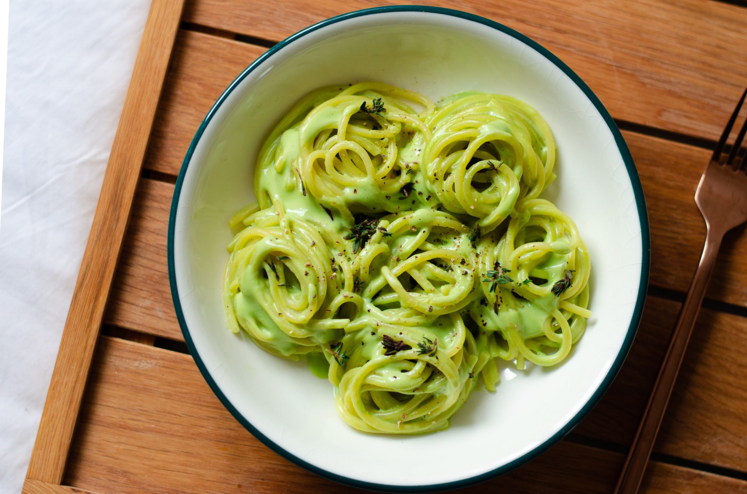 pasta con avocado ricetta