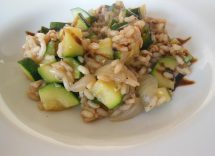 Ricetta risotto salmone e zucchine