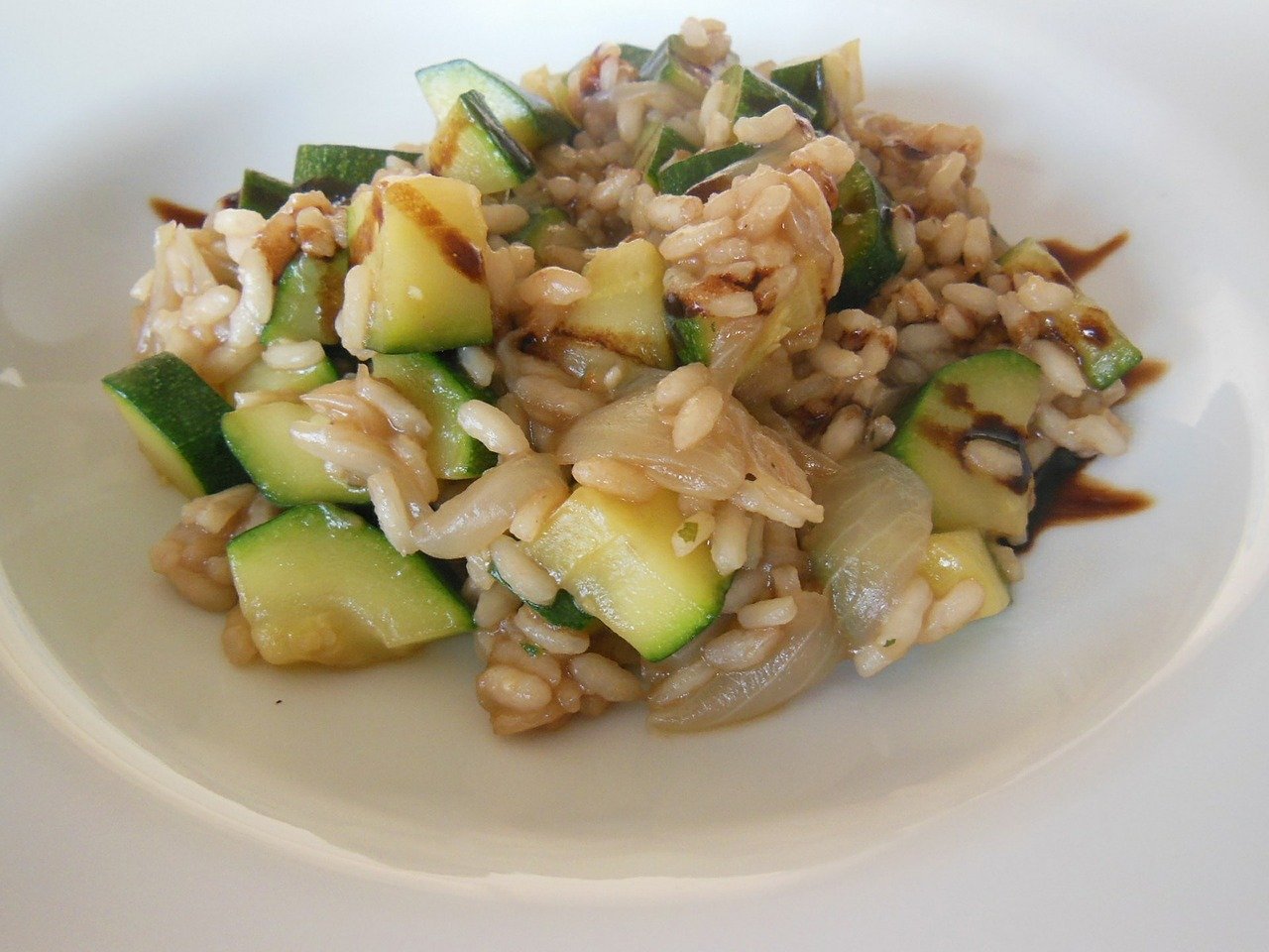 Ricetta risotto salmone e zucchine