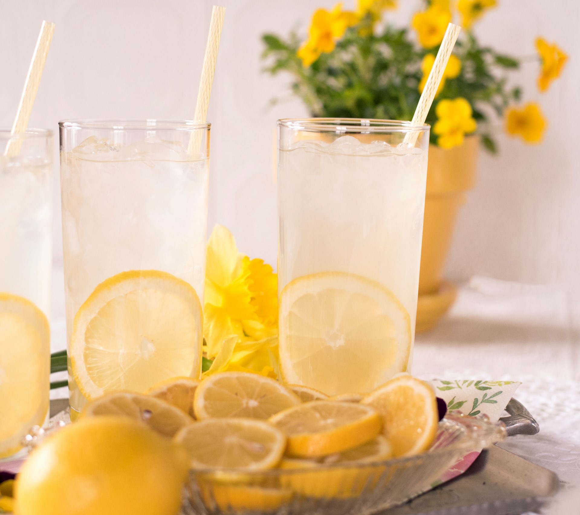 cocktail a base di gin succo di limone e soda