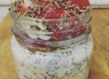 come fare yogurt con avena cioccolata e fragola