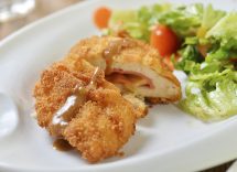 cotoletta di pollo ripiena al forno