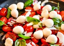 insalata di farfalle alla caprese