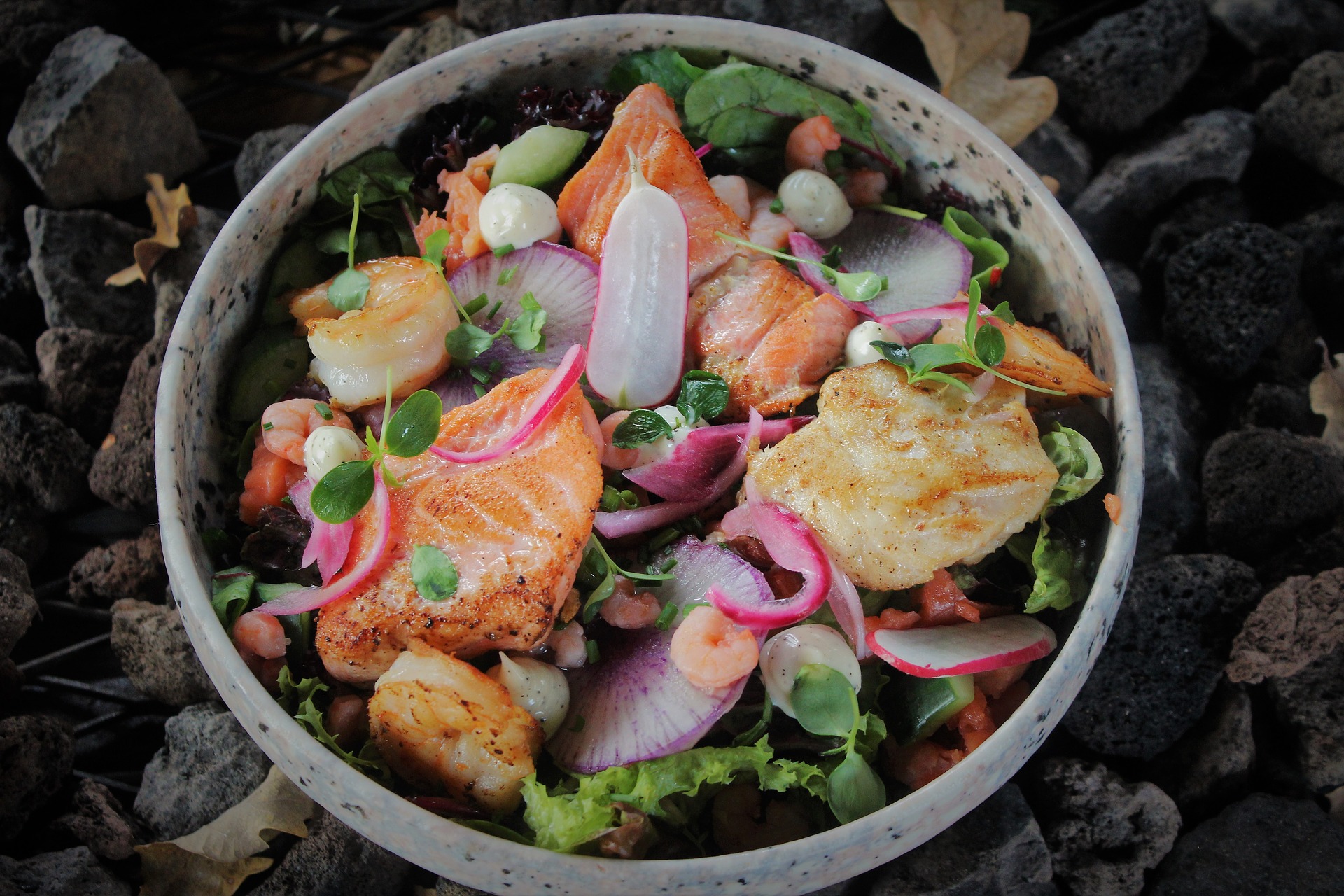 insalata piccante di pesce