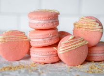 macarons alla fragola