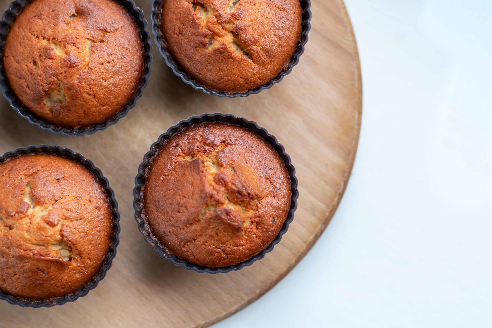 Muffin alla banana senza lattosio