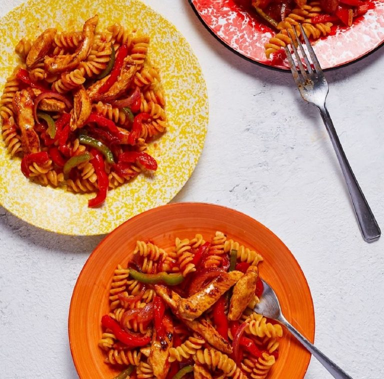 pasta fajita di pollo