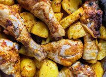 pollo e patate al forno