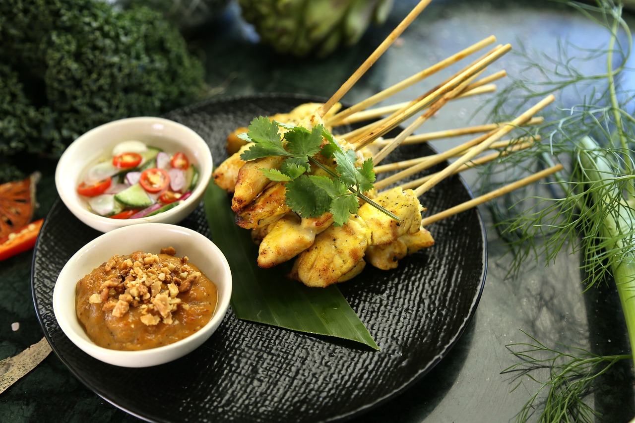 pollo satay