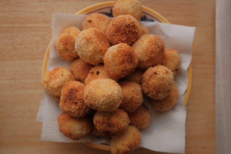 polpette di melanzane con robiola e nduja