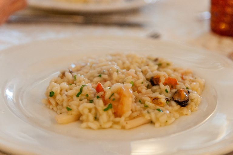 Risotto crema di scampi ricetta