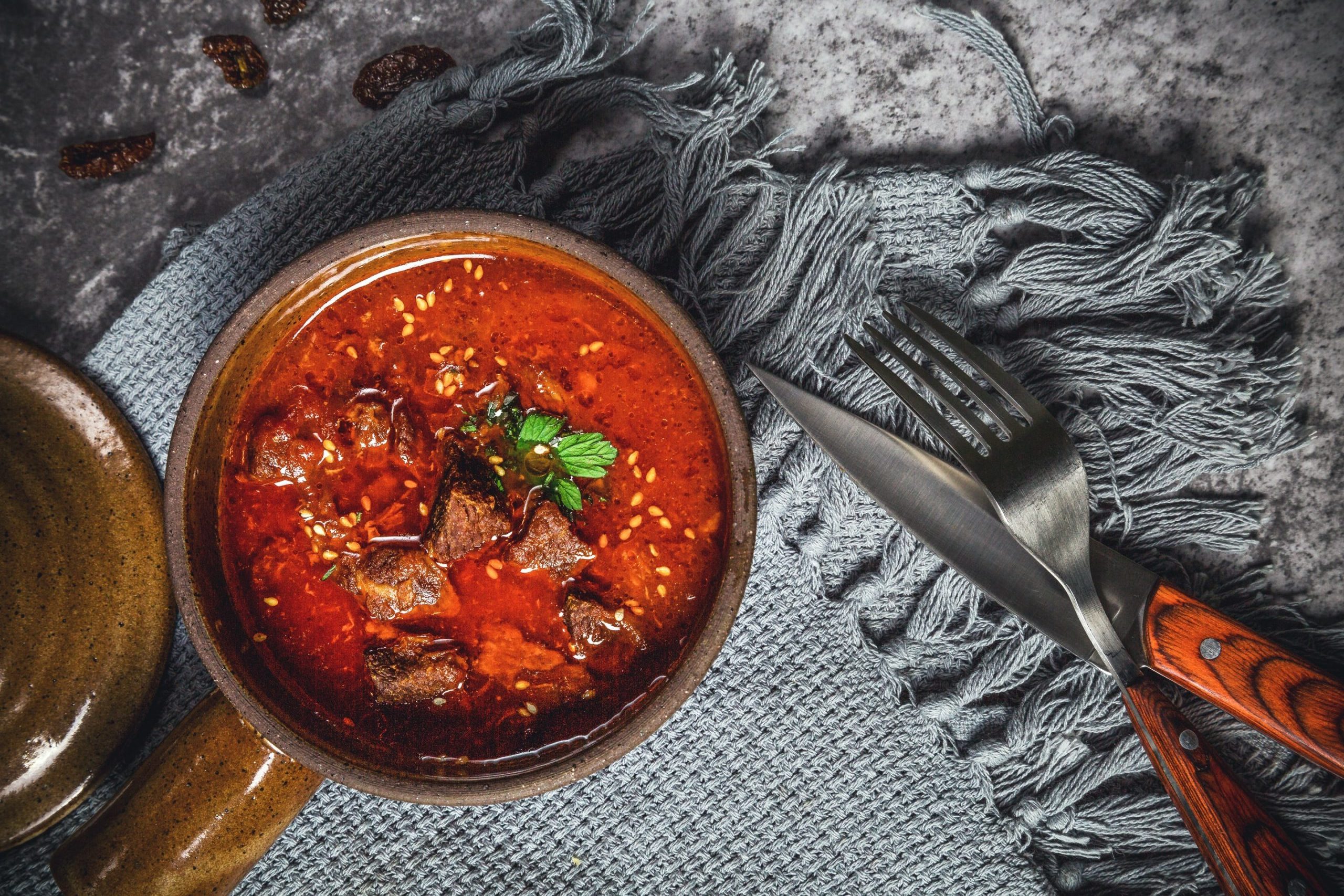 Agnello al curry e zucca