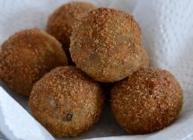 Arancini di riso e mozzarella