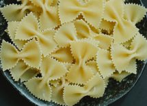 Farfalle al salmone e formaggio fresco