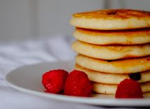 Frittelle al miele e lampone