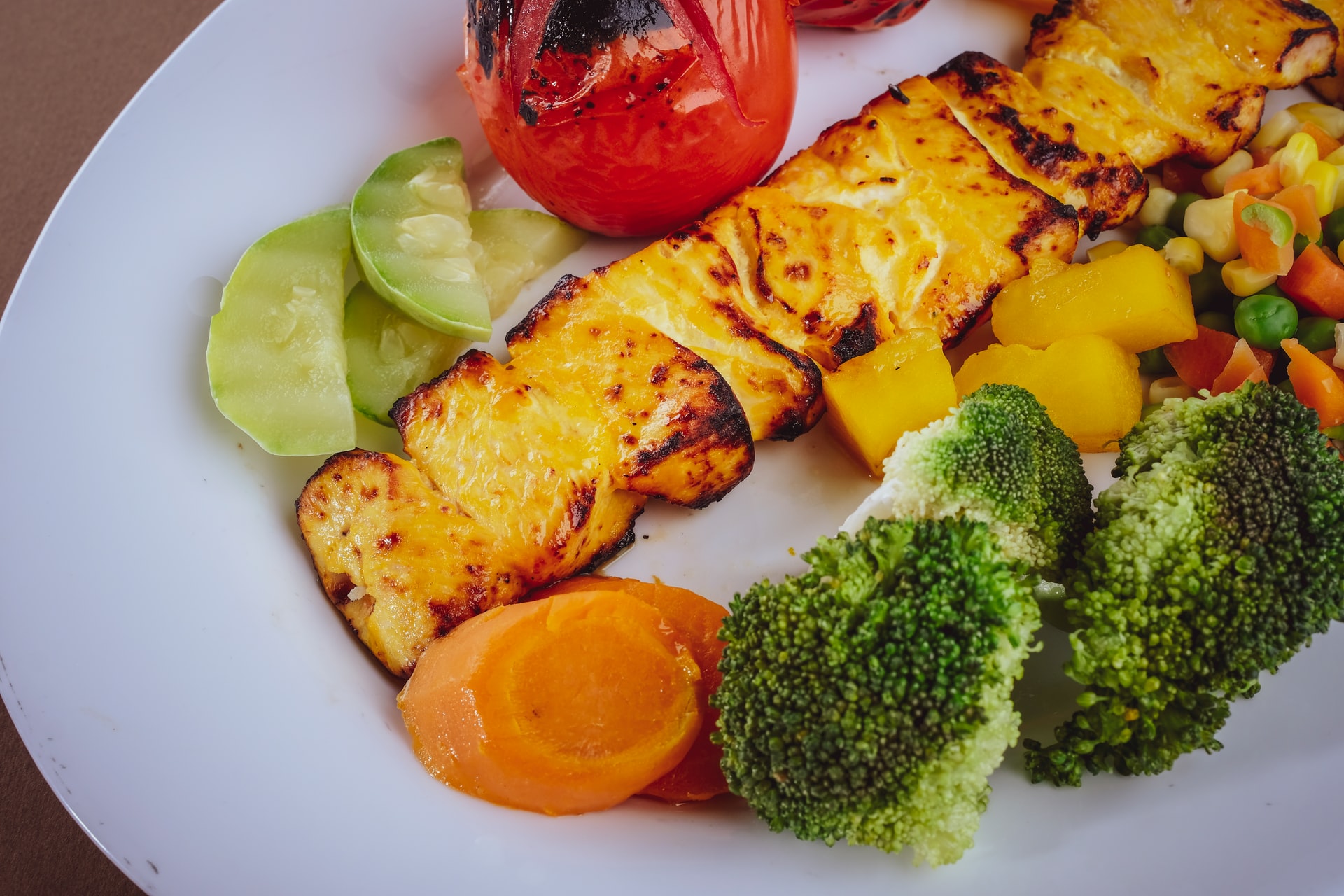 Halloumi con verdure