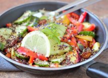 Insalata quinoa verdure estive ricetta