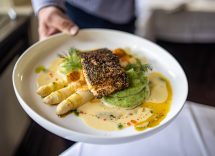 Salmone cremoso, porro e patate