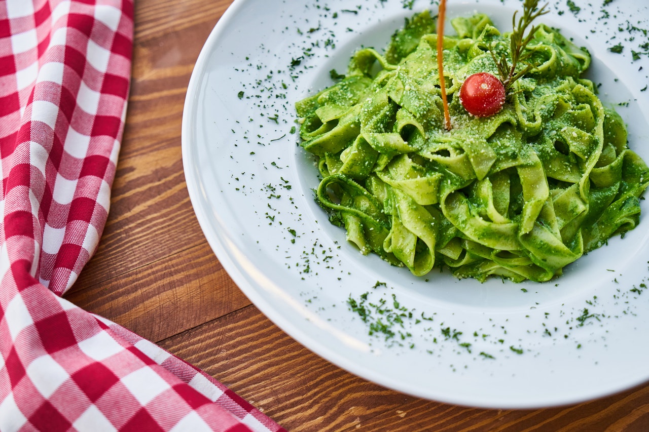 Tagliatelle verdi agli spinaci