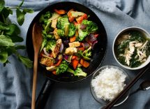 tofu peperoncino e verdure