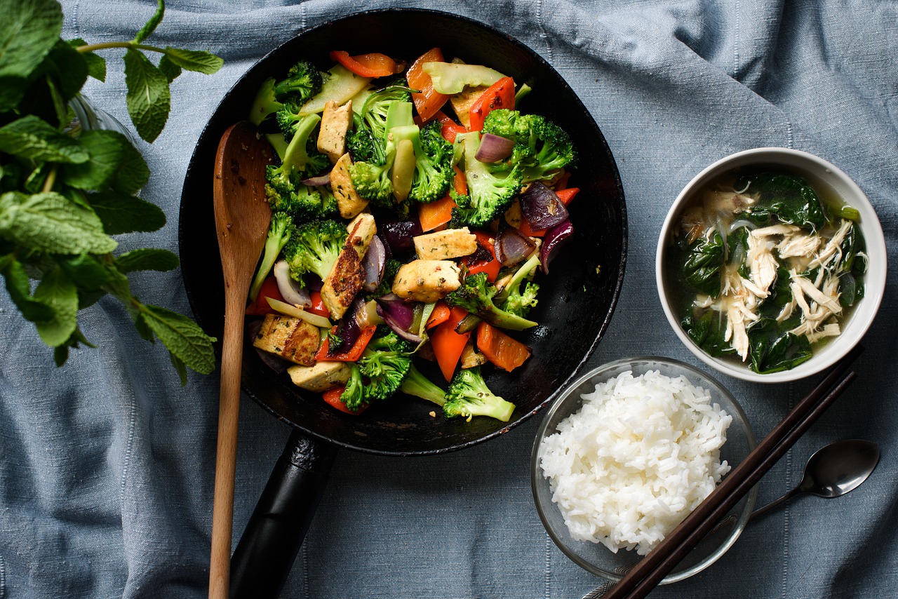 tofu peperoncino e verdure