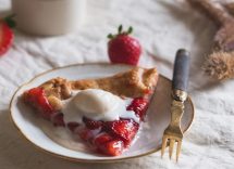 Torta fragole e cioccolato bianco