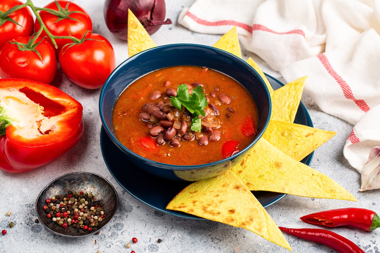 Zuppa di fagioli messicana