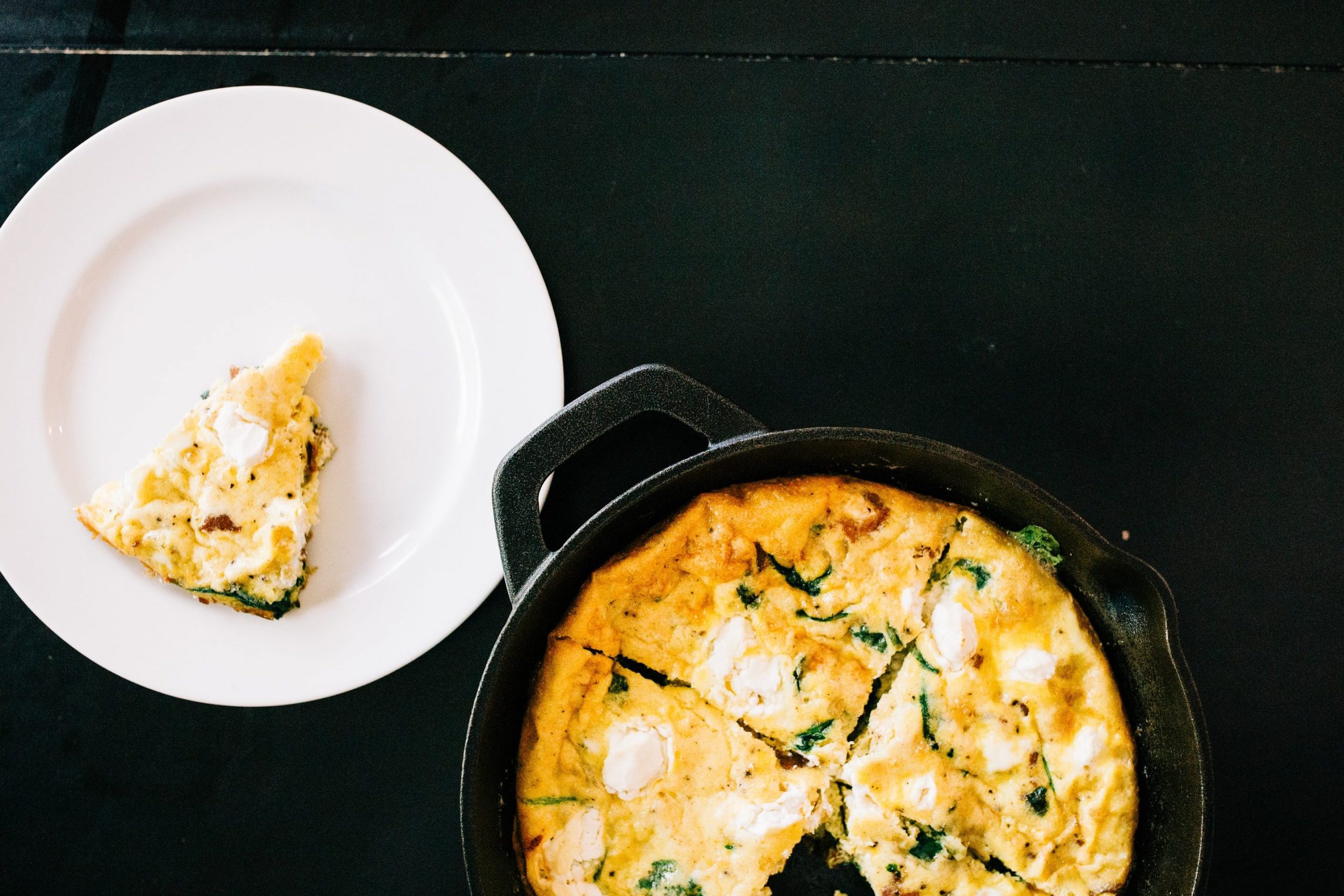 Frittata con spezie indiane