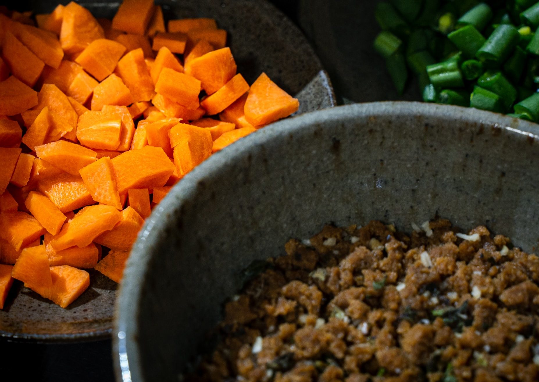 Lenticchie e patate dolci al curry