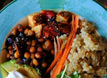 melanzane arrostite e pomodoro al curry