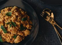 Pollo biryani al forno