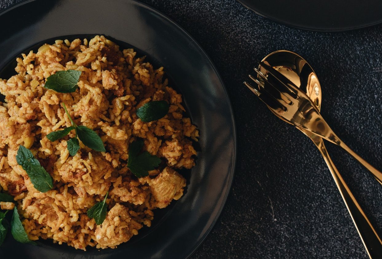 Pollo biryani al forno